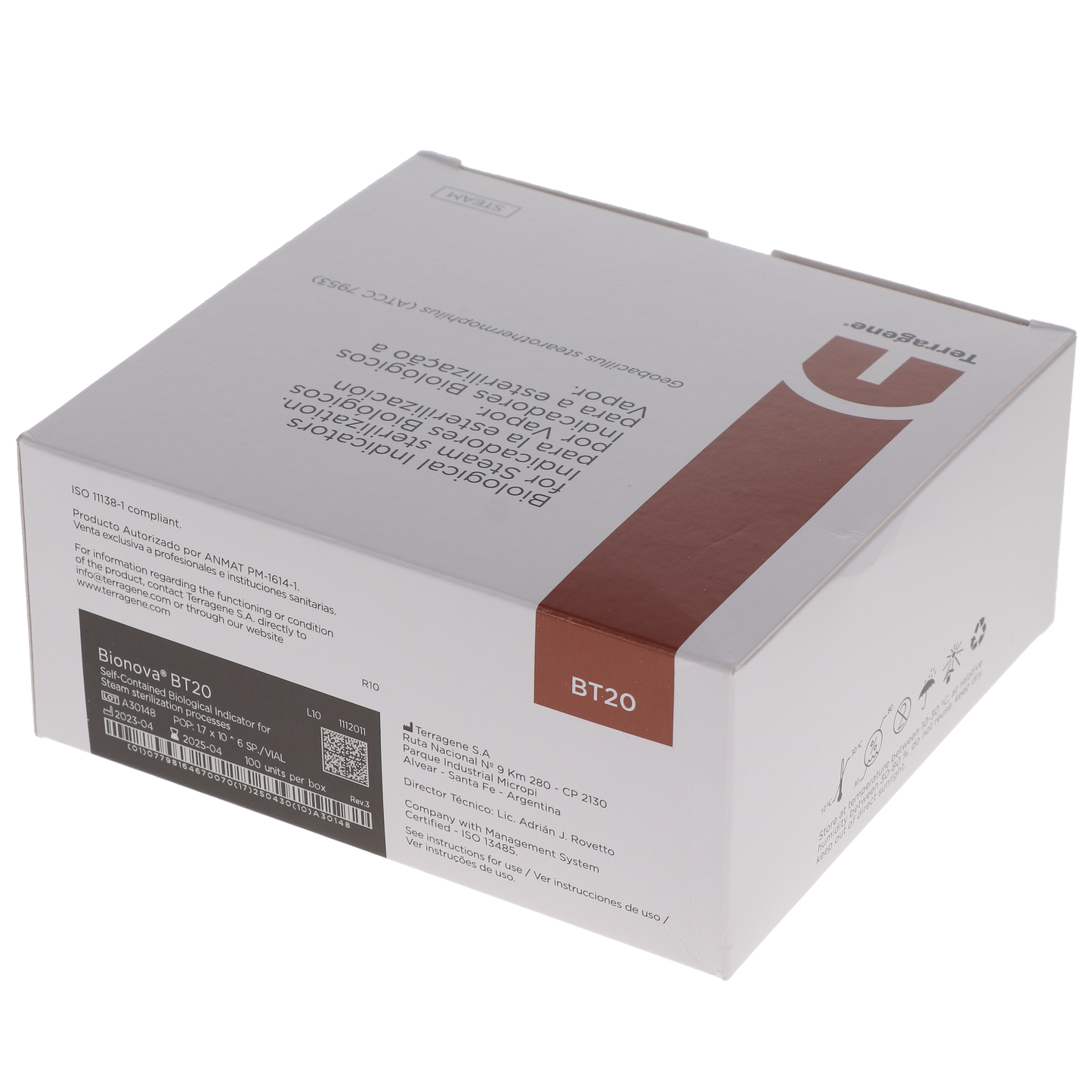 BT20/ Self-contained Biological Indicator